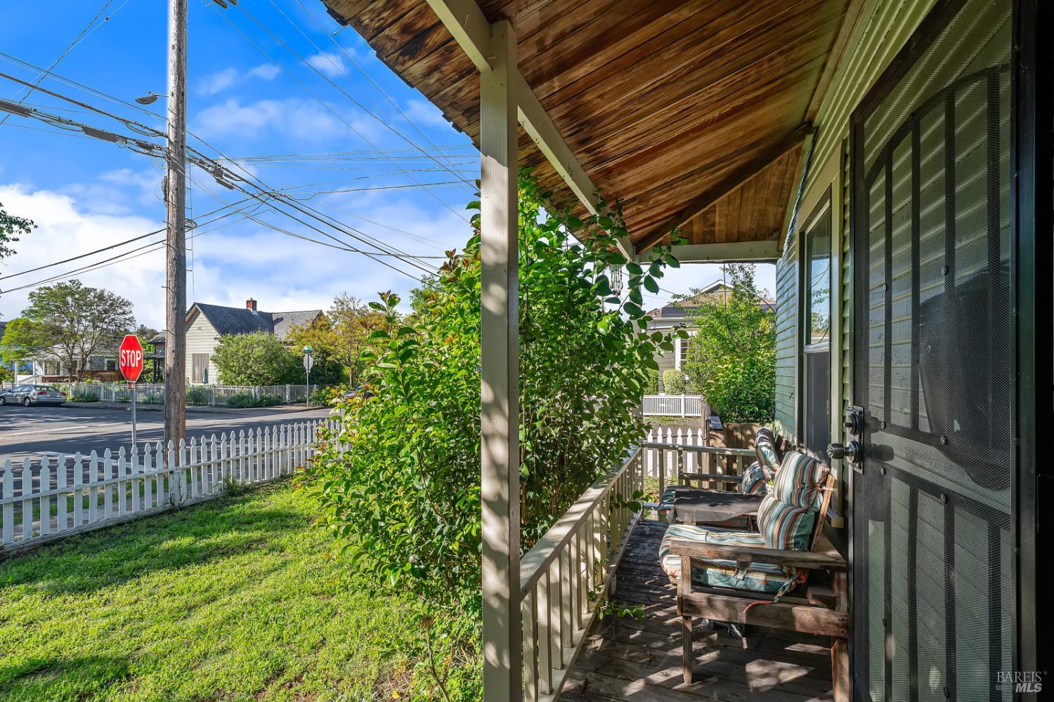 227 Hewett Street Santa Rosa, CA 95401 - Photo 15 of 65 Front sitting porch for Hewett