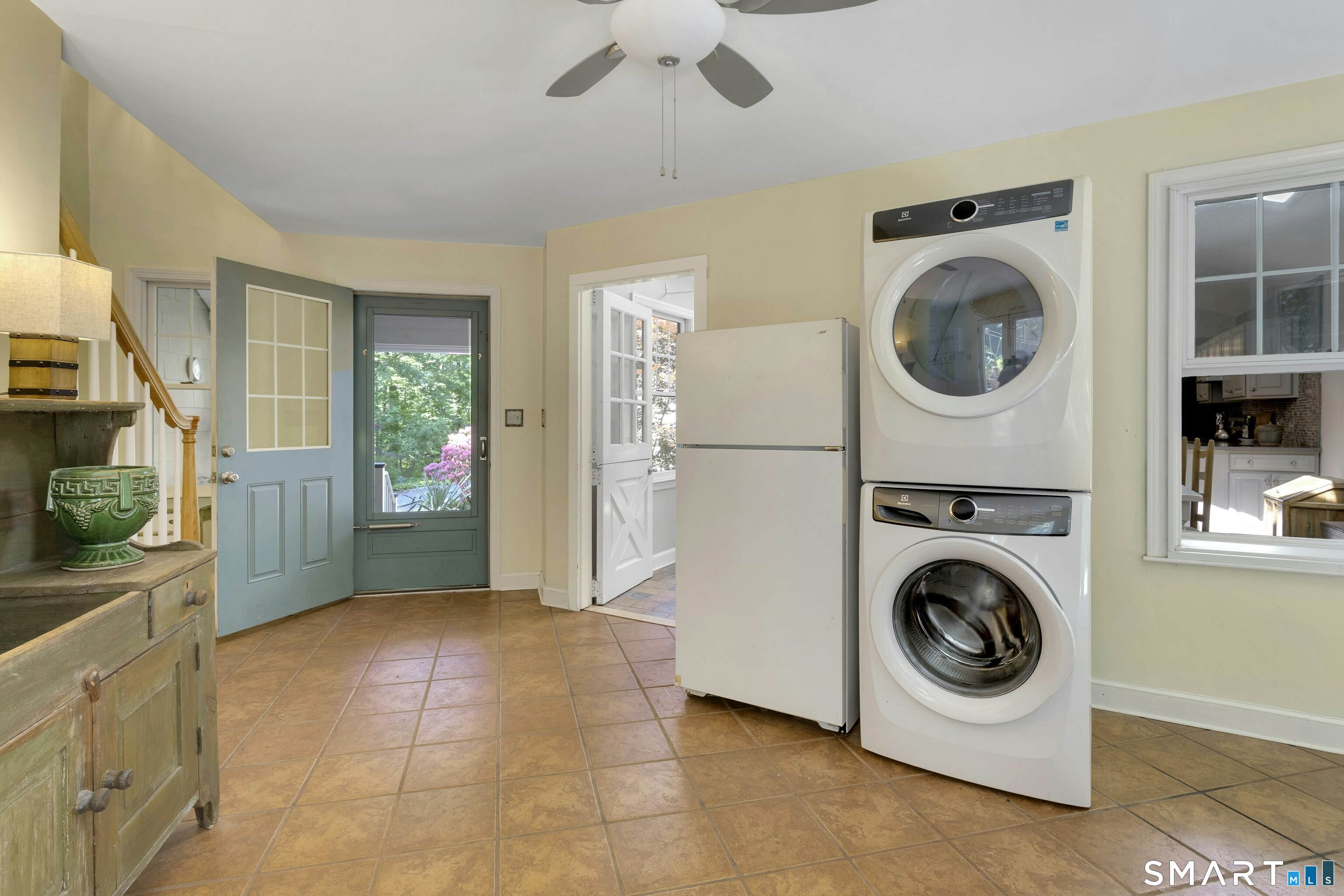 65 Barrows Road Easton, CT 06612 - Photo 23 of 38 Mudroom/Laundry with access to Garage and Stair to Art Studio/Office