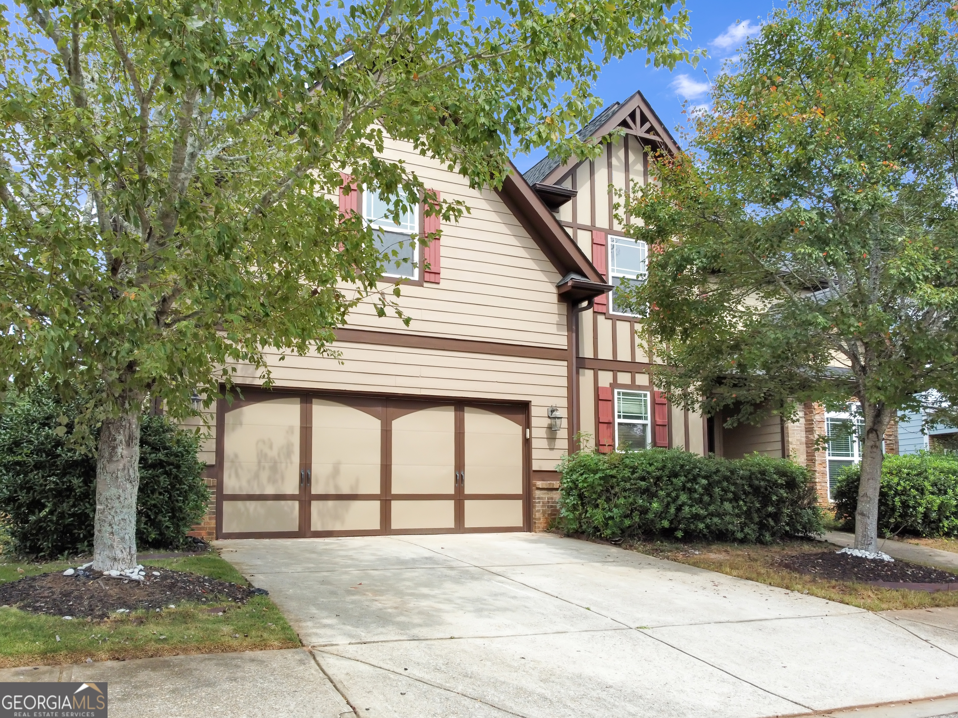 a house with a outdoor space