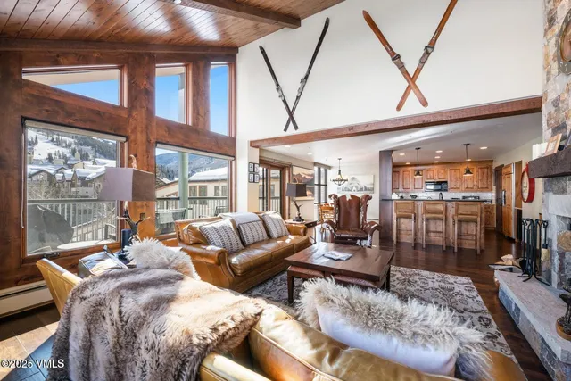 a view of livingroom with furniture and stairs