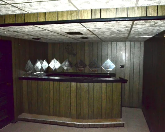 a view of front door of house