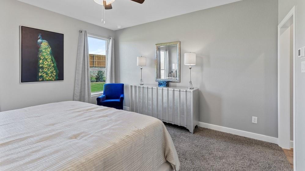 111 Stanton Avenue Rhome, TX 76078 - Photo 15 of 30 a bedroom with a bed and a window