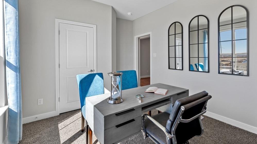 111 Stanton Avenue Rhome, TX 76078 - Photo 20 of 30 a view of a workspace with furniture and window
