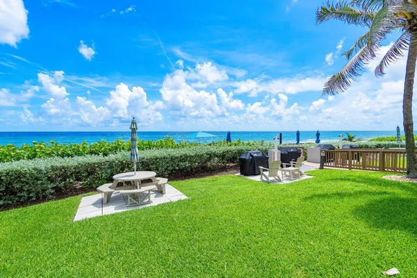 a view of ocean from a balcony