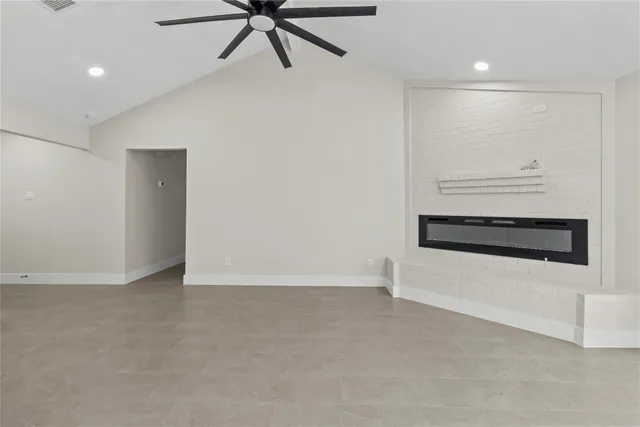 a view of an empty room