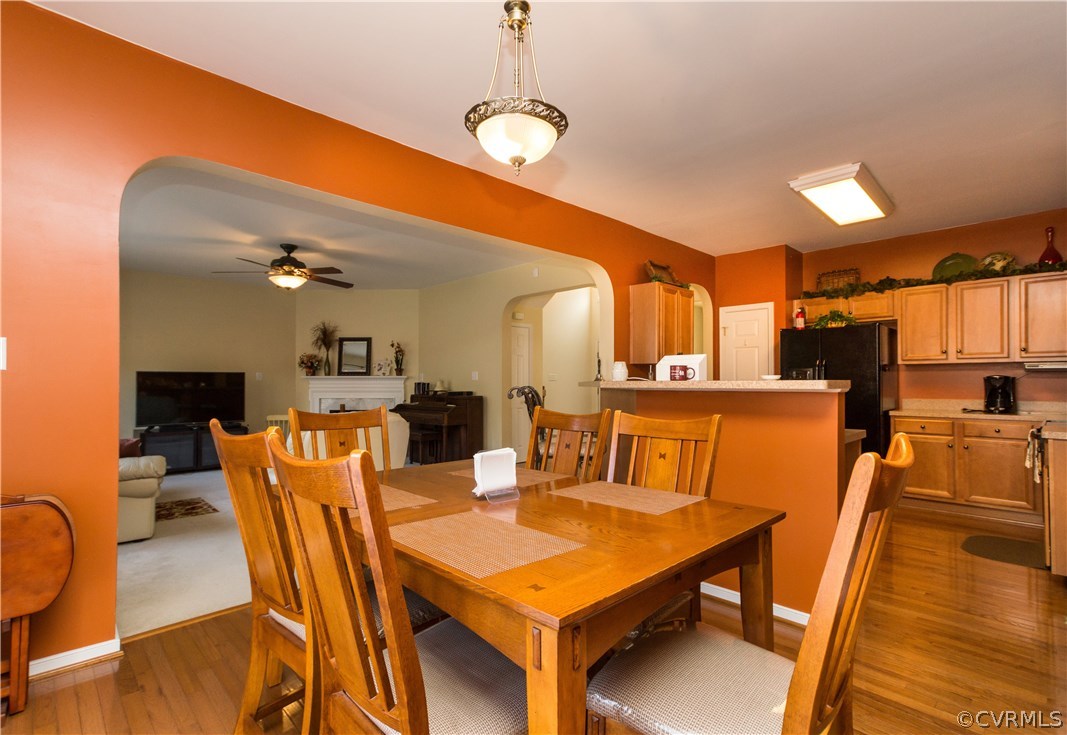 2900 Burley Ridge Terrace Chester, VA 23831 - Photo 8 of 27 a dining room with furniture and wooden floor