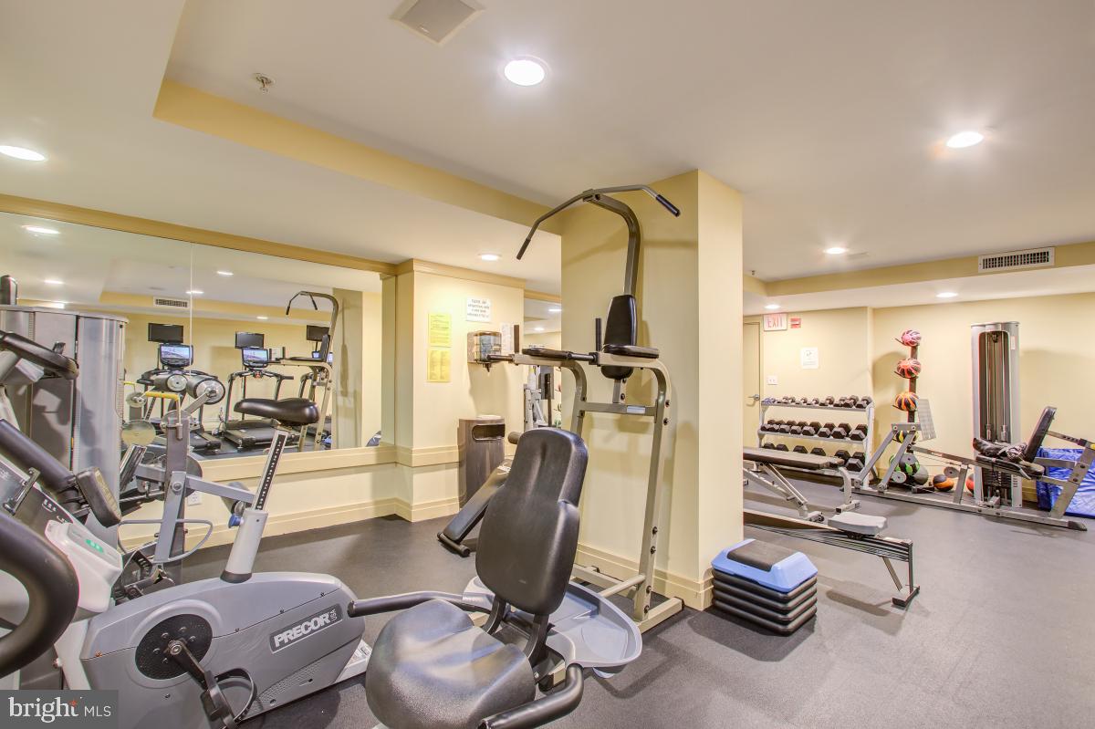 915 E Street Northwest, Unit 101 Washington, DC 20004 - Photo 29 of 34 a view of a room with gym equipment