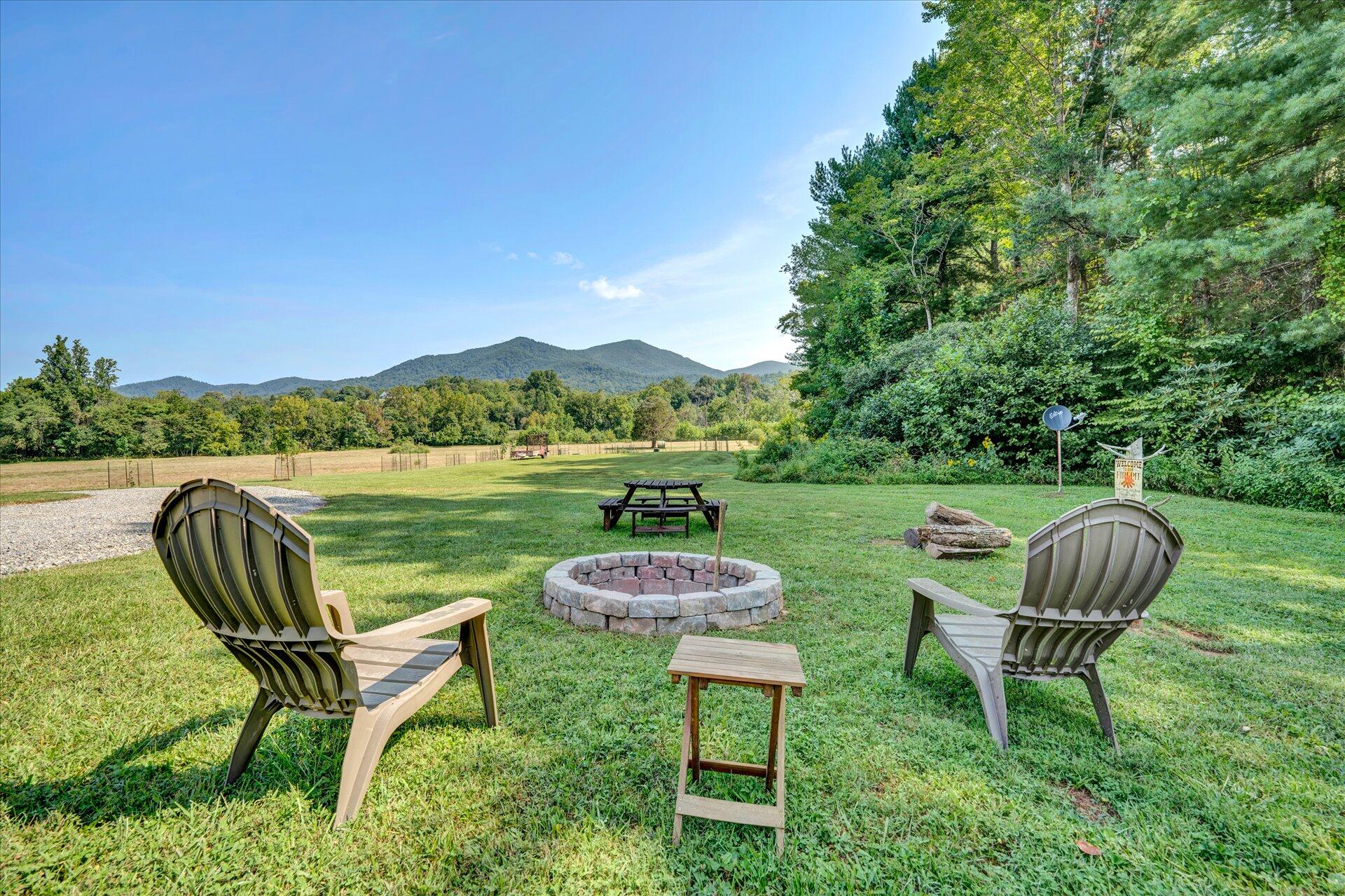 2235 Dillons Mill Road Callaway, VA 24067 - Photo 3 of 40 a view of a chairs and table in backyard