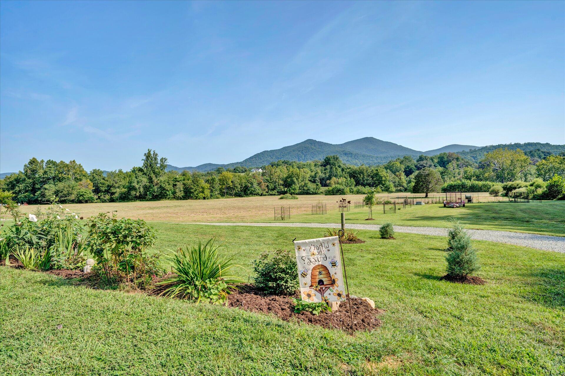 2235 Dillons Mill Road Callaway, VA 24067 - Photo 4 of 40 a view of a lake with a yard and large trees