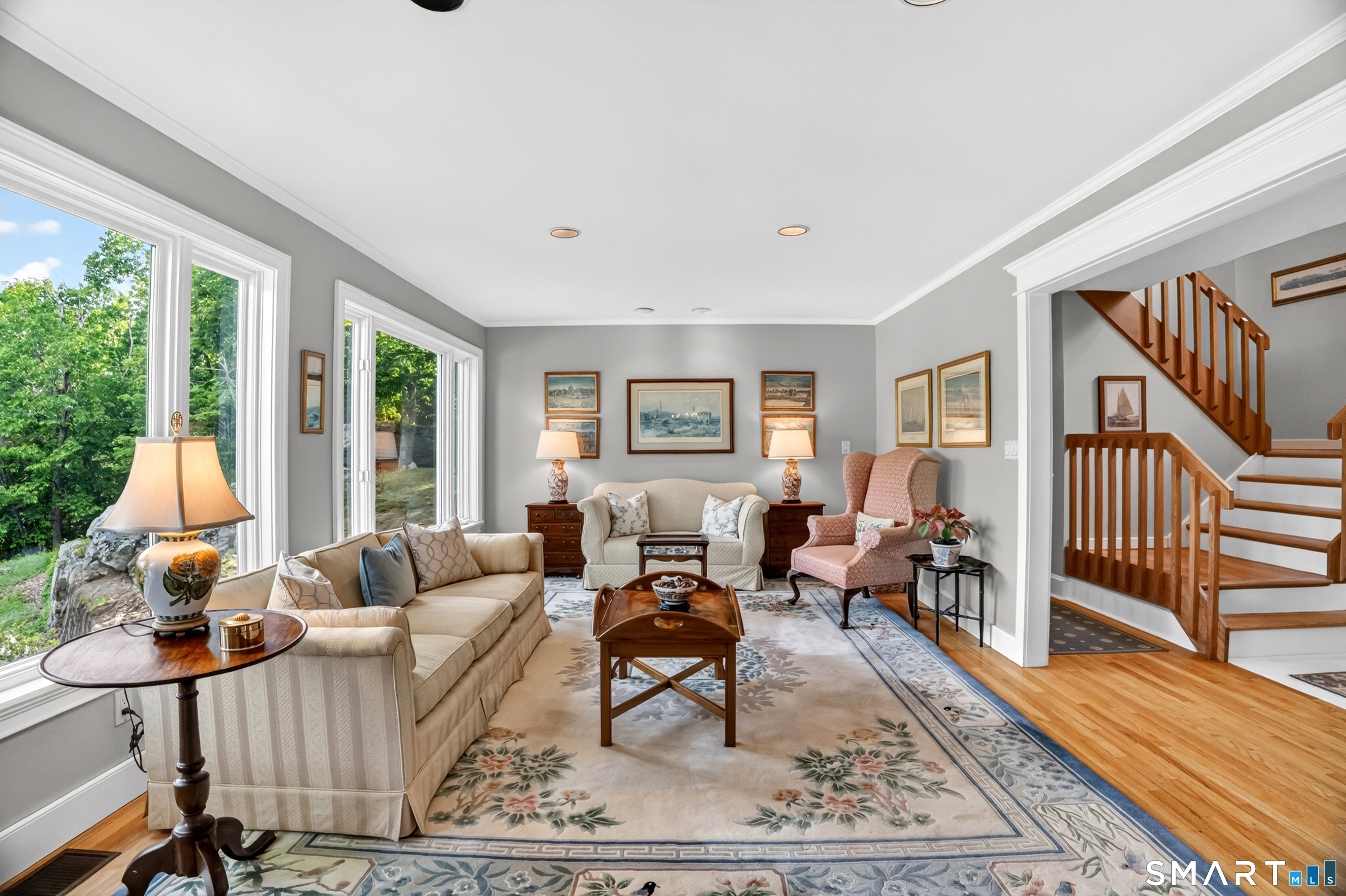253-4 Grassy Hill Road Lyme, CT 06371 - Photo 9 of 40 recently refinished hardwood floors throughout