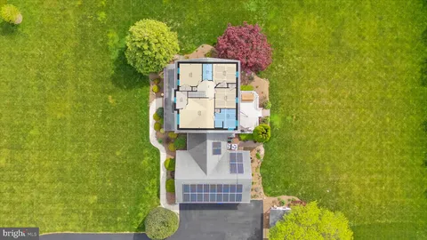 a view of a house with a garage
