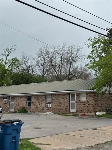 a view of a car parked in garage
