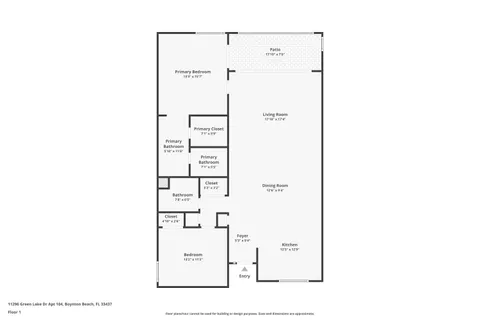 $325,000 | 11296 Green Lake Drive, Unit 204, Boynton Beach, FL 33437
