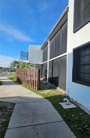 a view of swimming pool with backyard
