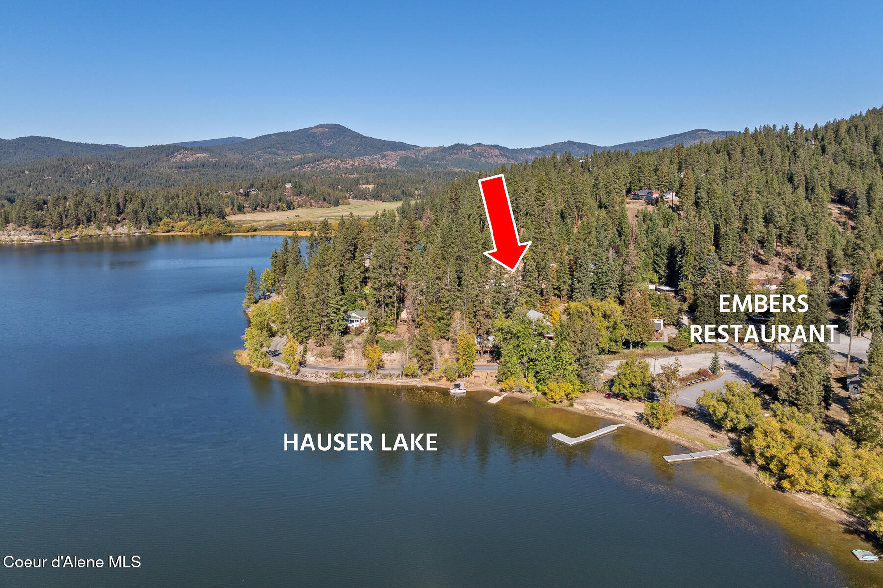 12076 North Wildwood Point Road Post Falls, ID 83854 - Photo 6 of 10 Aerial_12076NWildwoodPointRd-8_Labeled