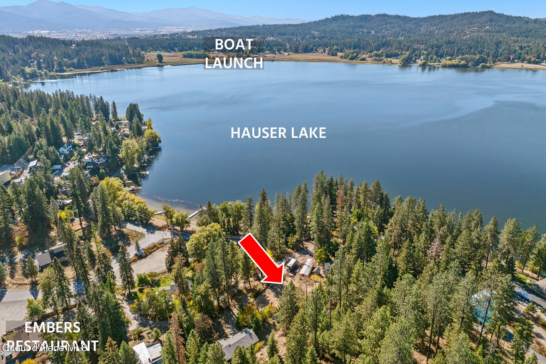 12076 North Wildwood Point Road Post Falls, ID 83854 - Photo 8 of 10 Aerial_12076NWildwoodPointRd-10_Labeled