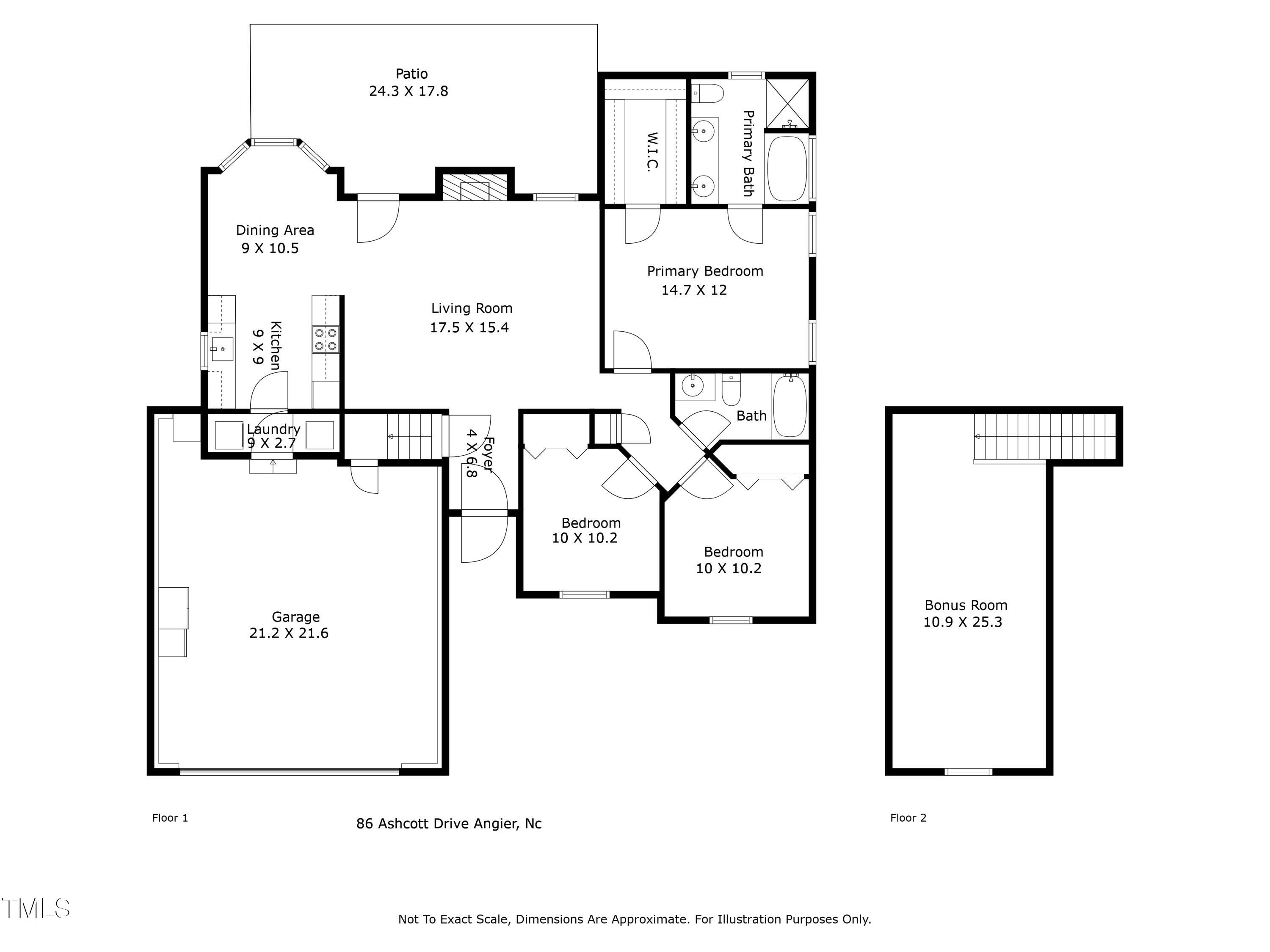 86 Ashcott Drive Angier, NC 27501 - Photo 32 of 33 all_floors_86_ashcott_drive_angier_witho