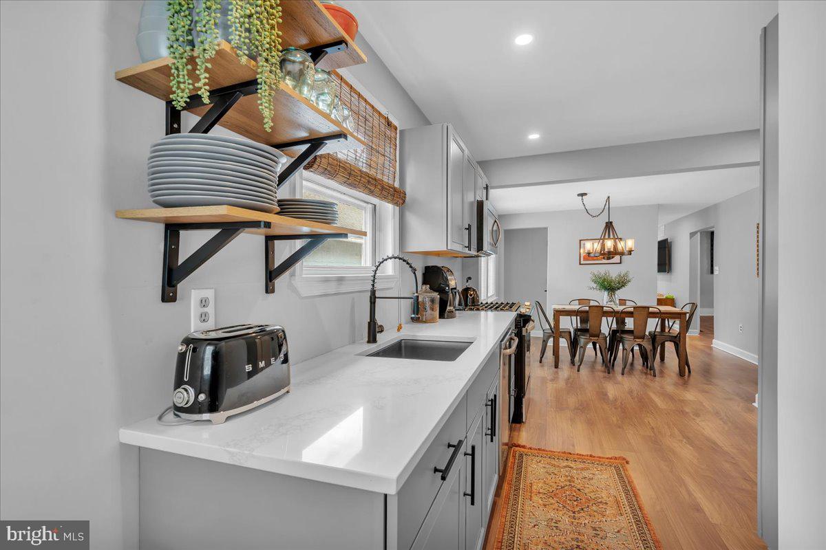 1921 Maple Avenue Haddon Heights, NJ 08035 - Photo 11 of 24 Modern kitchen with open dining area.