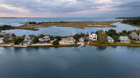 an aerial view of a ocean view