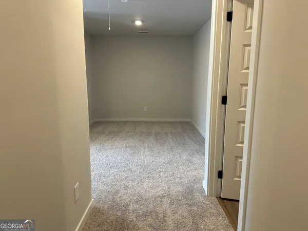 a view of empty room