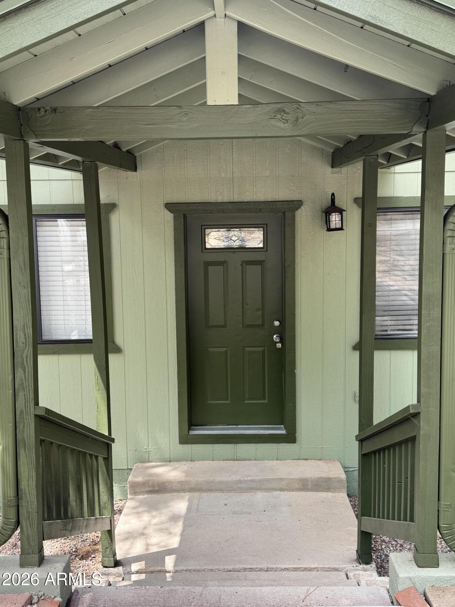 574 Walnut Creek Loop Pinetop, AZ 85935 - Photo 2 of 23 a view of a entryway door of the house