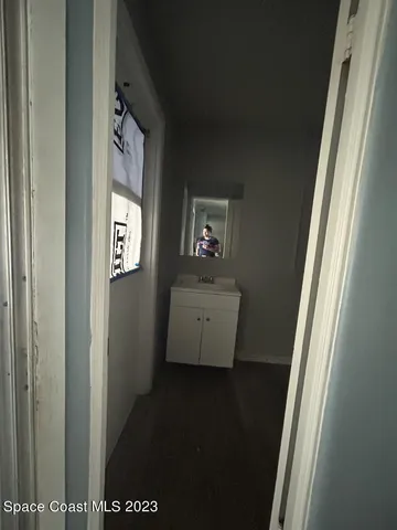 a view of front door