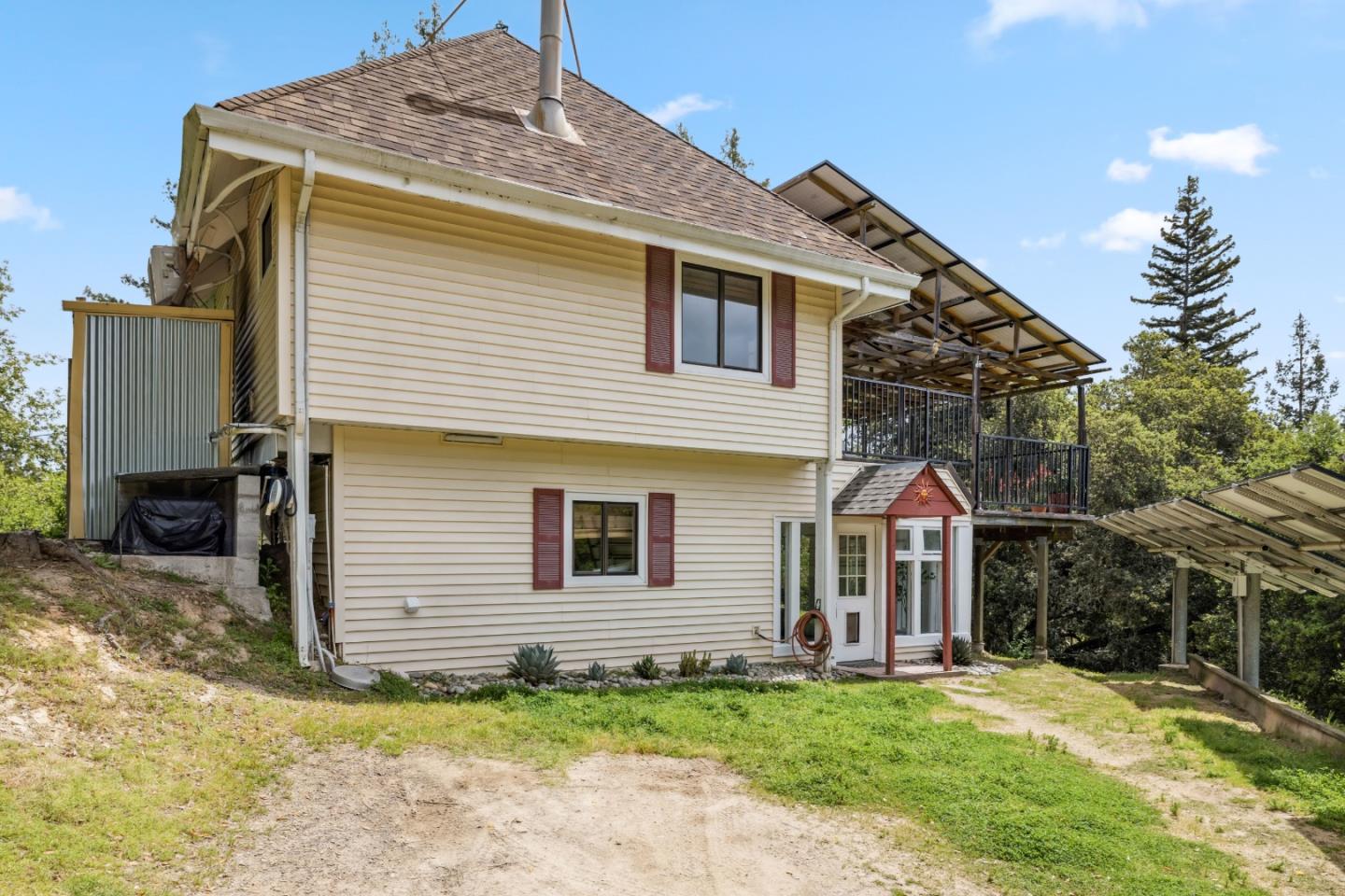 234 Dorrance Road Boulder Creek, CA 95006 - Photo 28 of 45 a view of a house with a yard