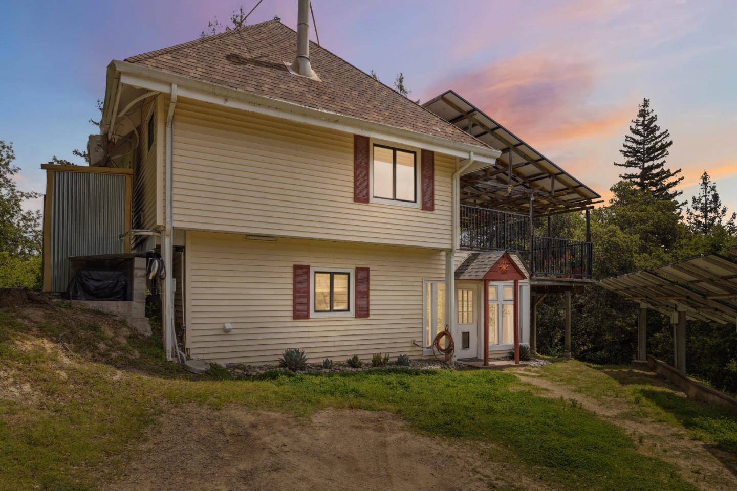 234 Dorrance Road Boulder Creek, CA 95006 - Photo 35 of 45 a front view of a house with a garden