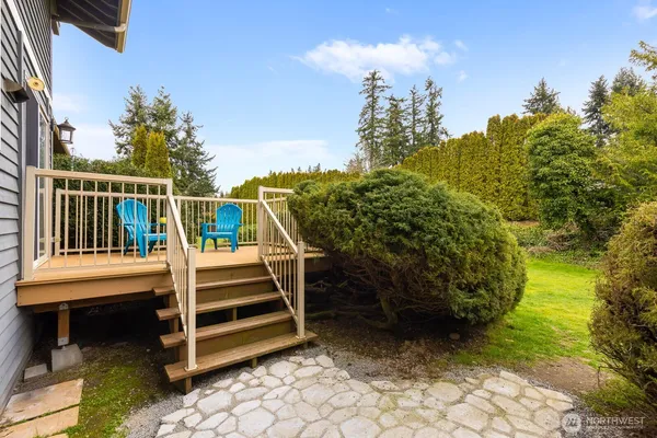 a view of a balcony with outdoor space
