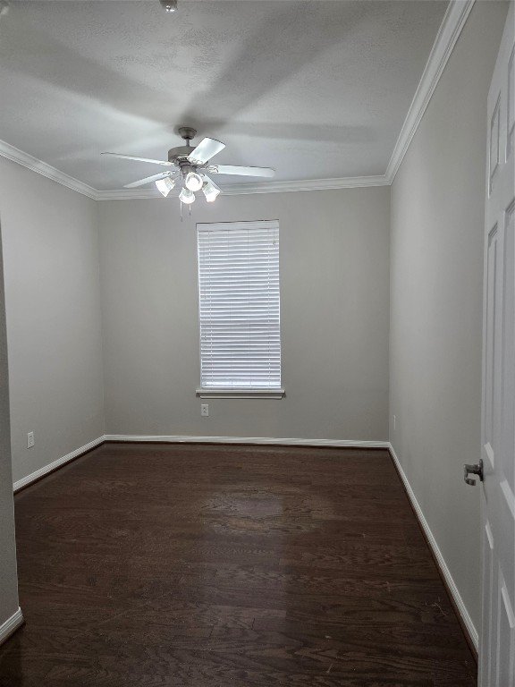 2203 Winchester Lake Rosenberg, TX 77471 - Photo 10 of 20 an empty room with wooden floor ceiling fan and windows