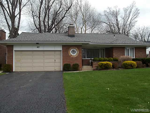 47 Westfield Road Amherst, NY 14226 - Photo 1 of 1 Exterior Front. Beautiful, well maintained brick a