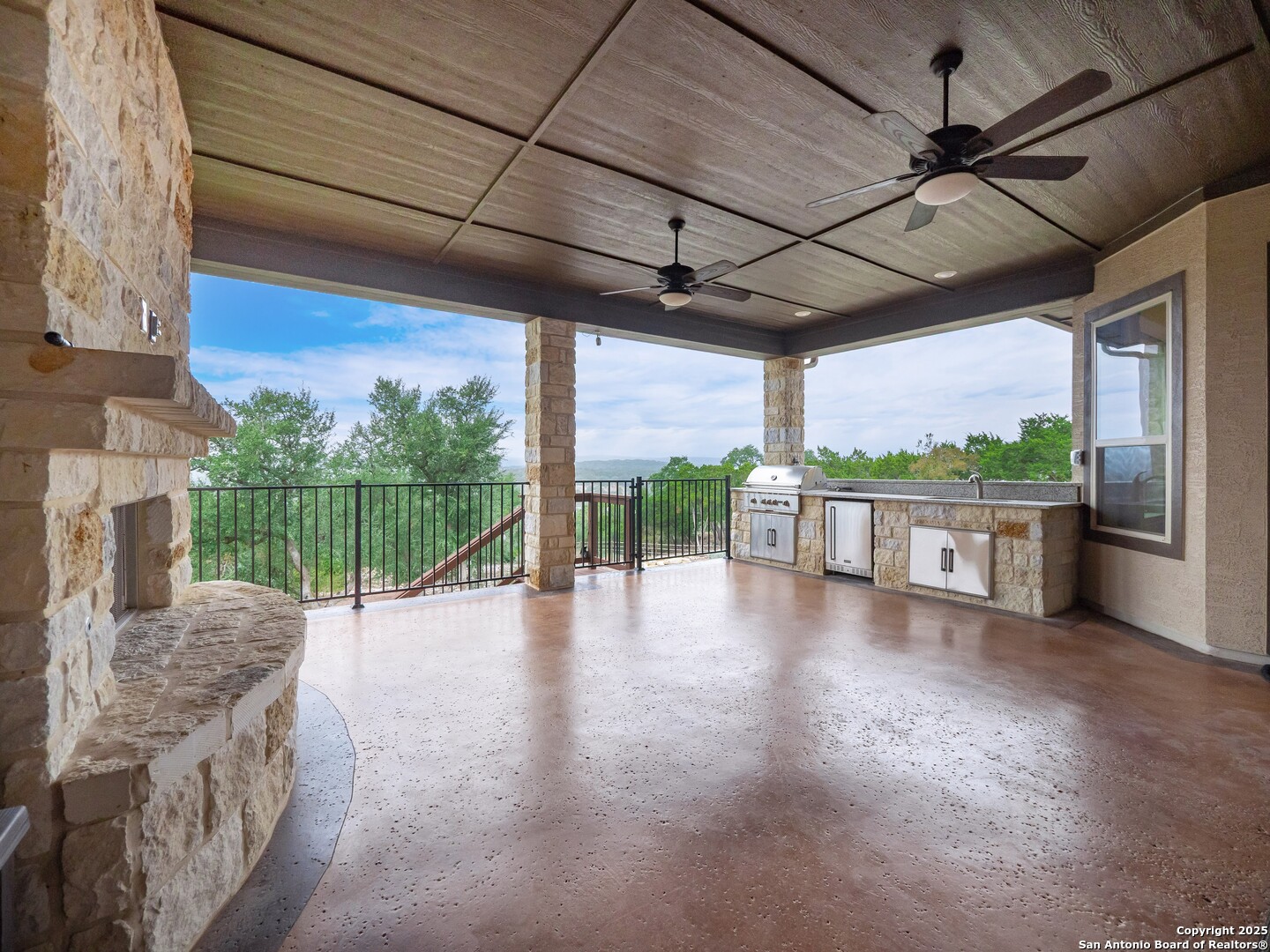 632 Carson Ridge New Braunfels, TX 78132 - Photo 45 of 57 a view of a porch