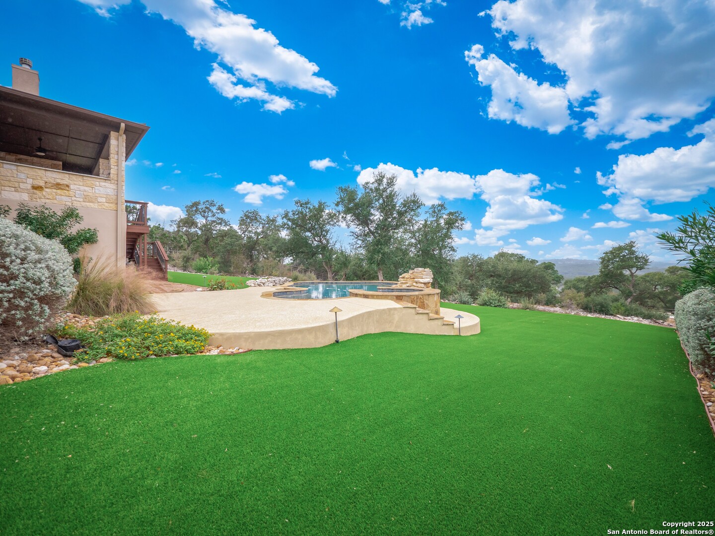 632 Carson Ridge New Braunfels, TX 78132 - Photo 50 of 57 a view of a golf course with a swimming pool