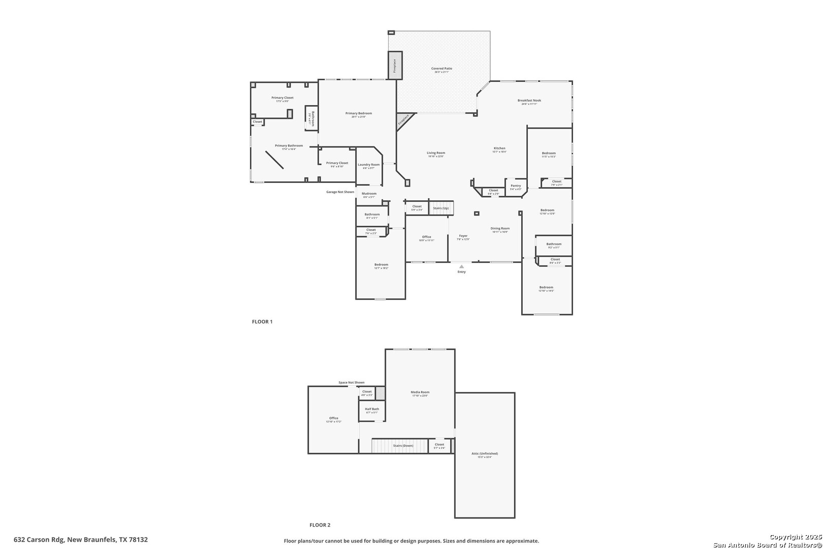 632 Carson Ridge New Braunfels, TX 78132 - Photo 57 of 57 a picture of floor plan