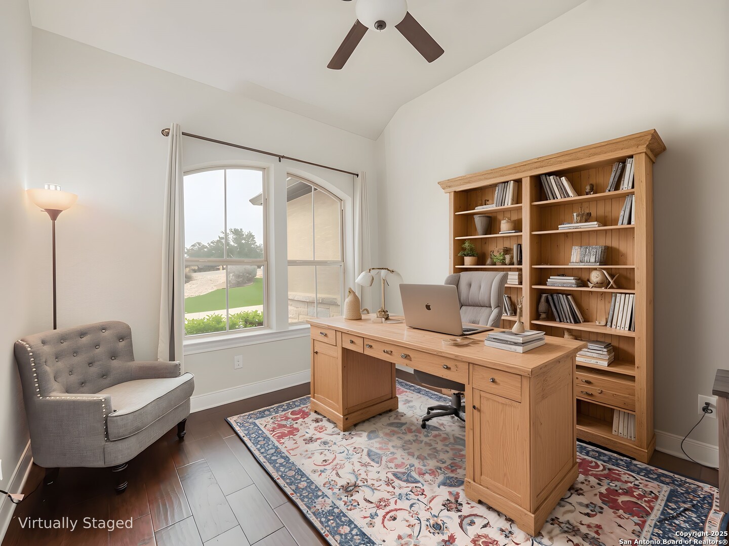 632 Carson Ridge New Braunfels, TX 78132 - Photo 8 of 57 a view of a workspace with furniture and a window