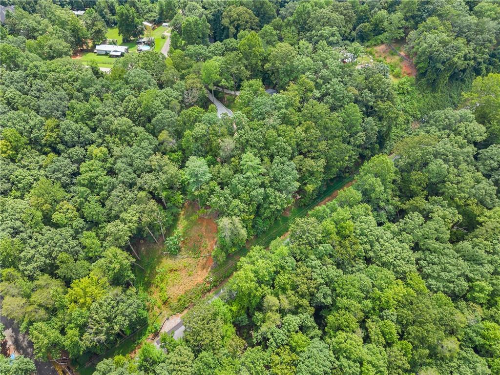 6317 Falcon Lane Gainesville, GA 30506 - Photo 7 of 15 an aerial view of residential house with outdoor space and trees all around