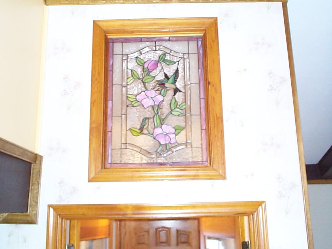 230 High Crest Road Canadensis, PA 18325 - Photo 19 of 20 Stained Glass Foyer Window