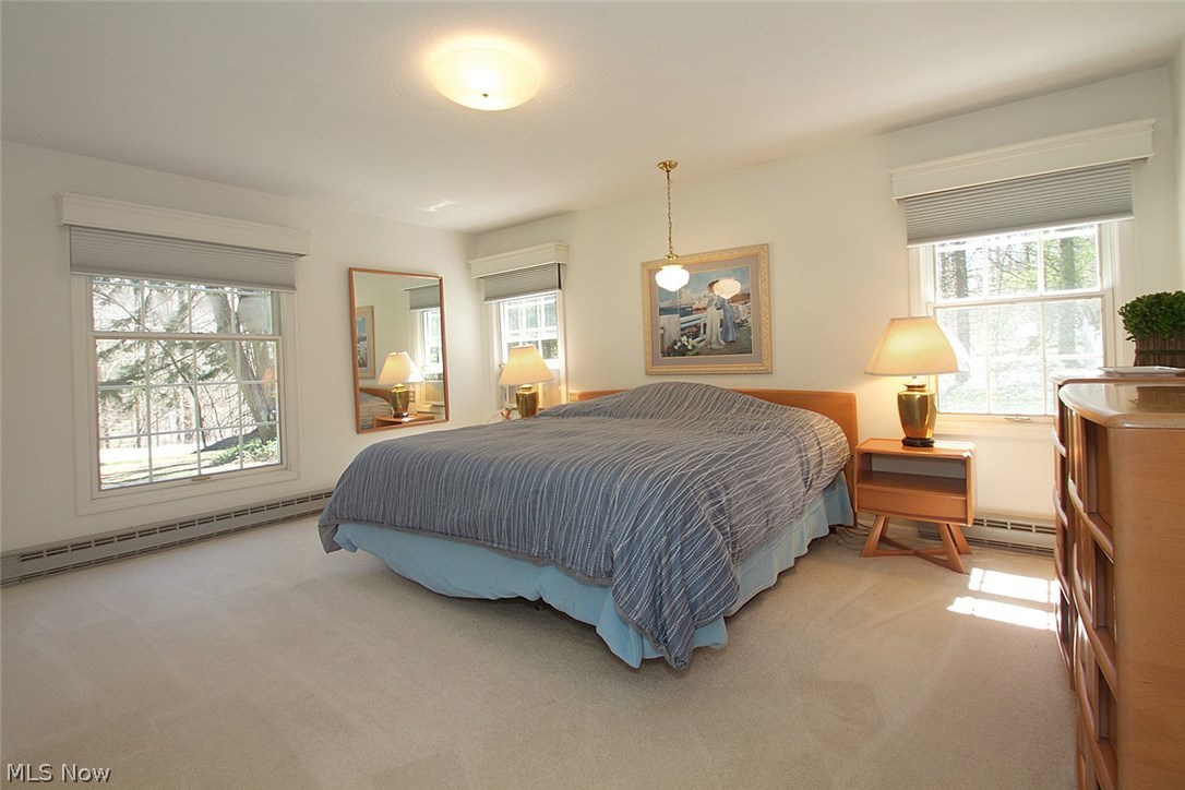 442 Riverview Road Gates Mills, OH 44040 - Photo 12 of 29 The master bedroom is extremely large, again with lots of windows. The river can be viewed from this room as well.