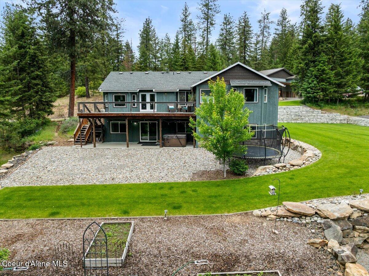 11243 West Hidden Valley Road Rathdrum, ID 83858 - Photo 70 of 86 74-Aerial Back of Home