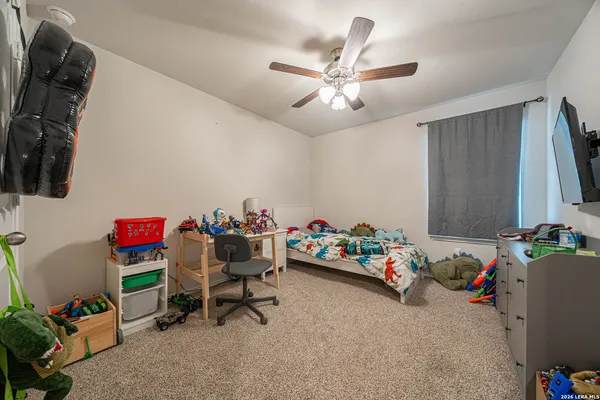 a play room with toys