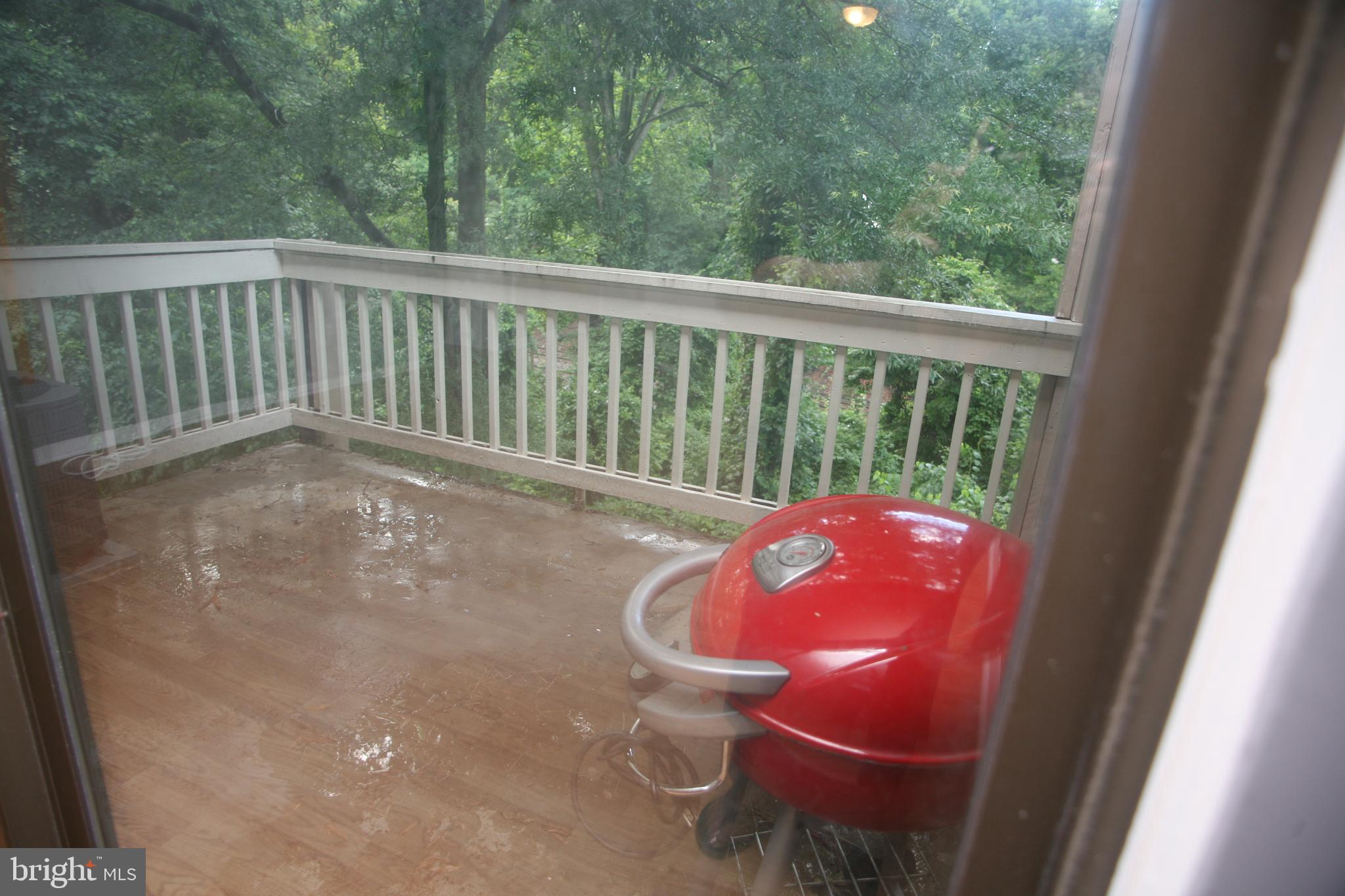 5818 Royal Ridge Drive, Unit Q Springfield, VA 22152 - Photo 11 of 11 Balcony with unobstructed view of trees