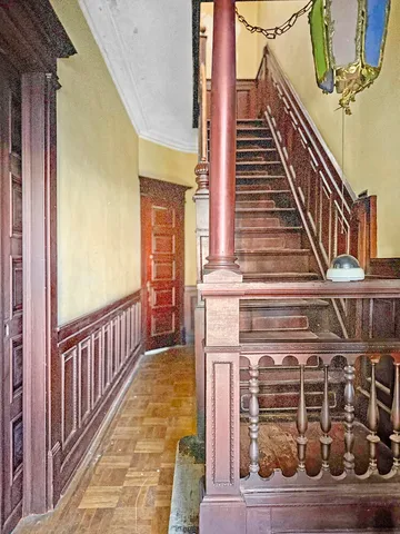 a backyard of a house