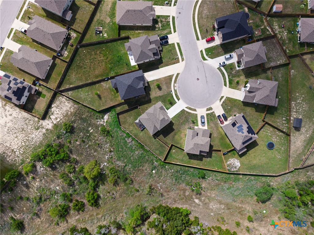 2044 Mallard Court Copperas Cove, TX 76522 - Photo 34 of 41 an aerial view of residential house with outdoor space and parking