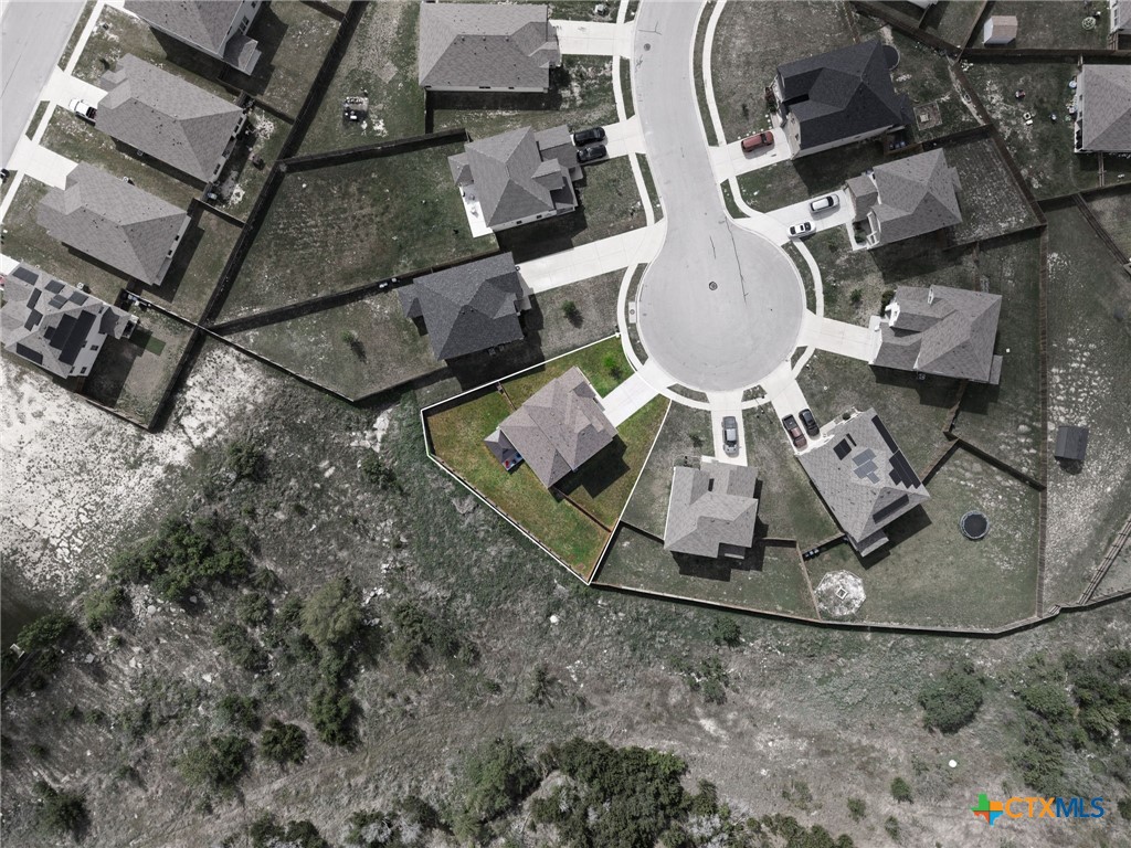 2044 Mallard Court Copperas Cove, TX 76522 - Photo 39 of 41 an aerial view of residential houses with outdoor space