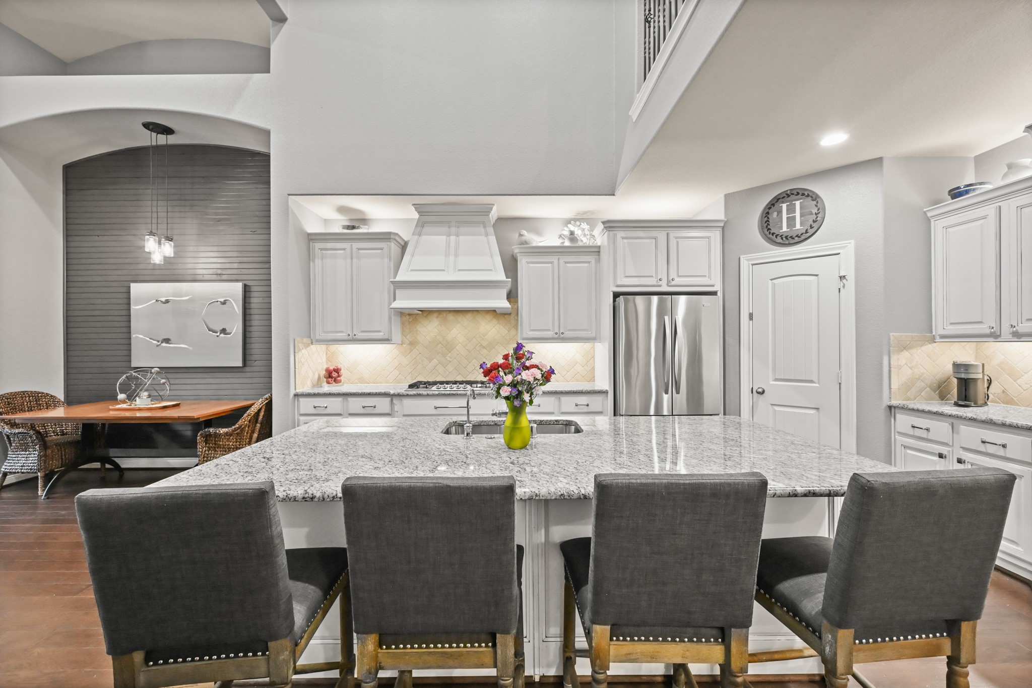24214 Calico Trace Lane Katy, TX 77494 - Photo 23 of 49 a dining room with furniture and wooden floor