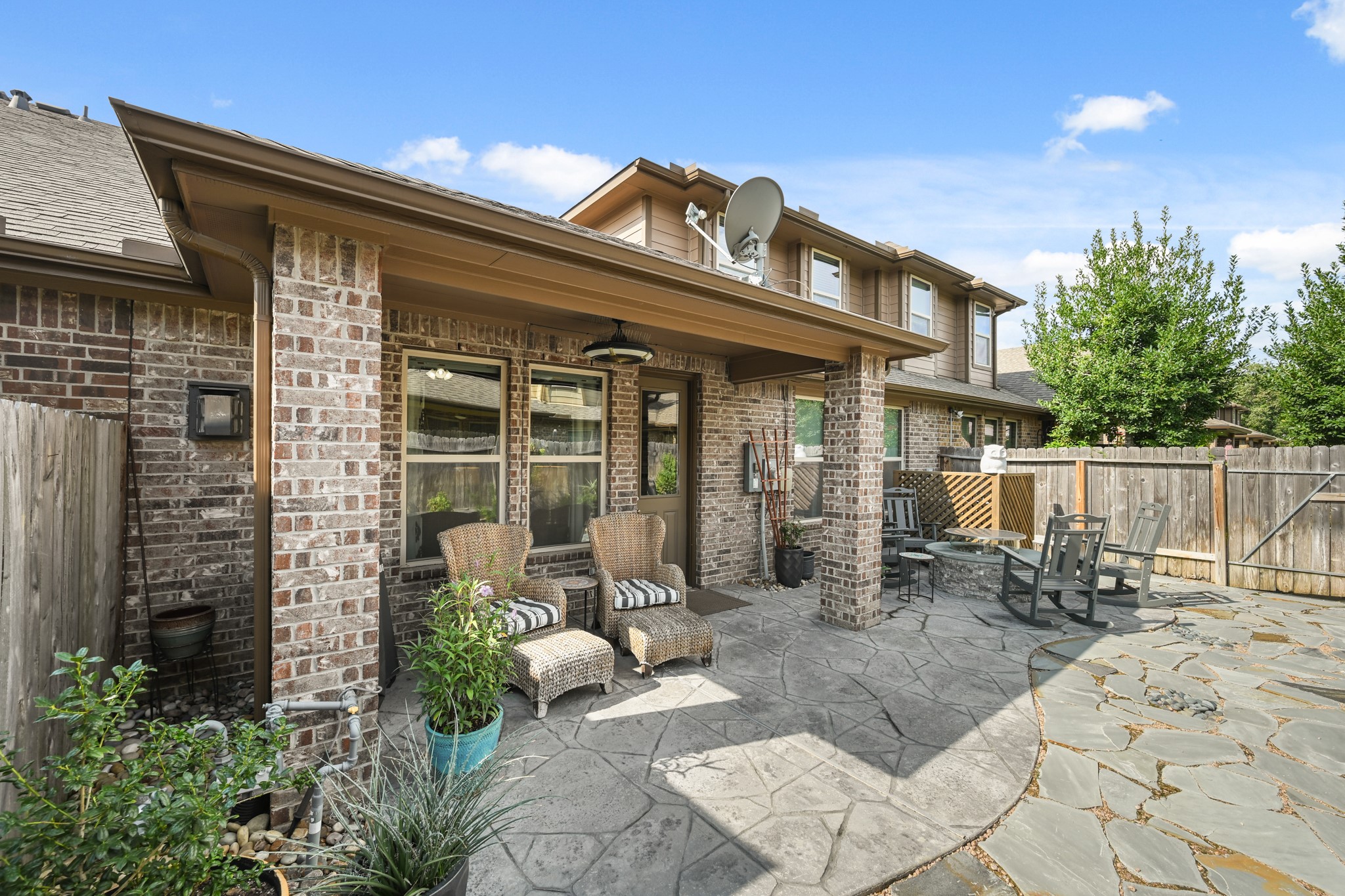 24214 Calico Trace Lane Katy, TX 77494 - Photo 43 of 49 a front view of a house with outdoor seating