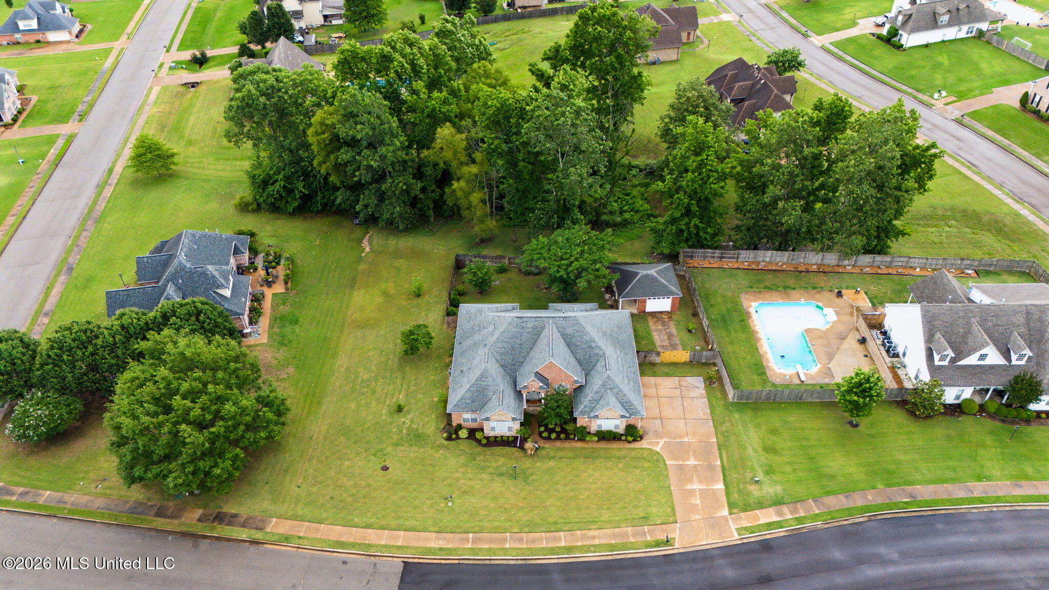 704 Shadow View Drive Hernando, MS 38632 - Photo 46 of 49 Ariel view!