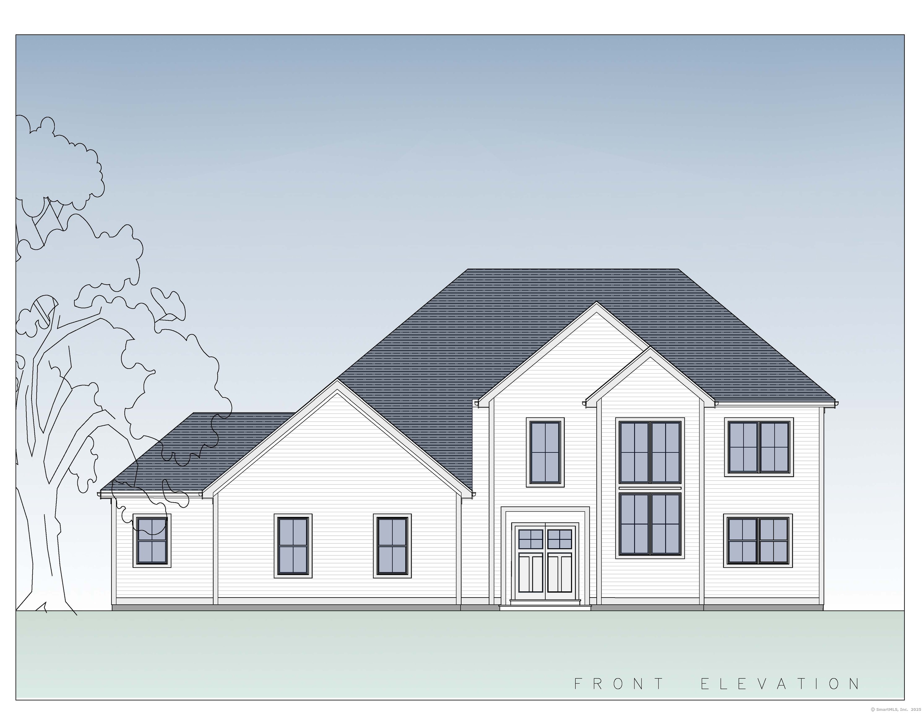 180 Cherry Hill Road Branford, CT 06405 - Photo 5 of 10 a view of a white house with large windows