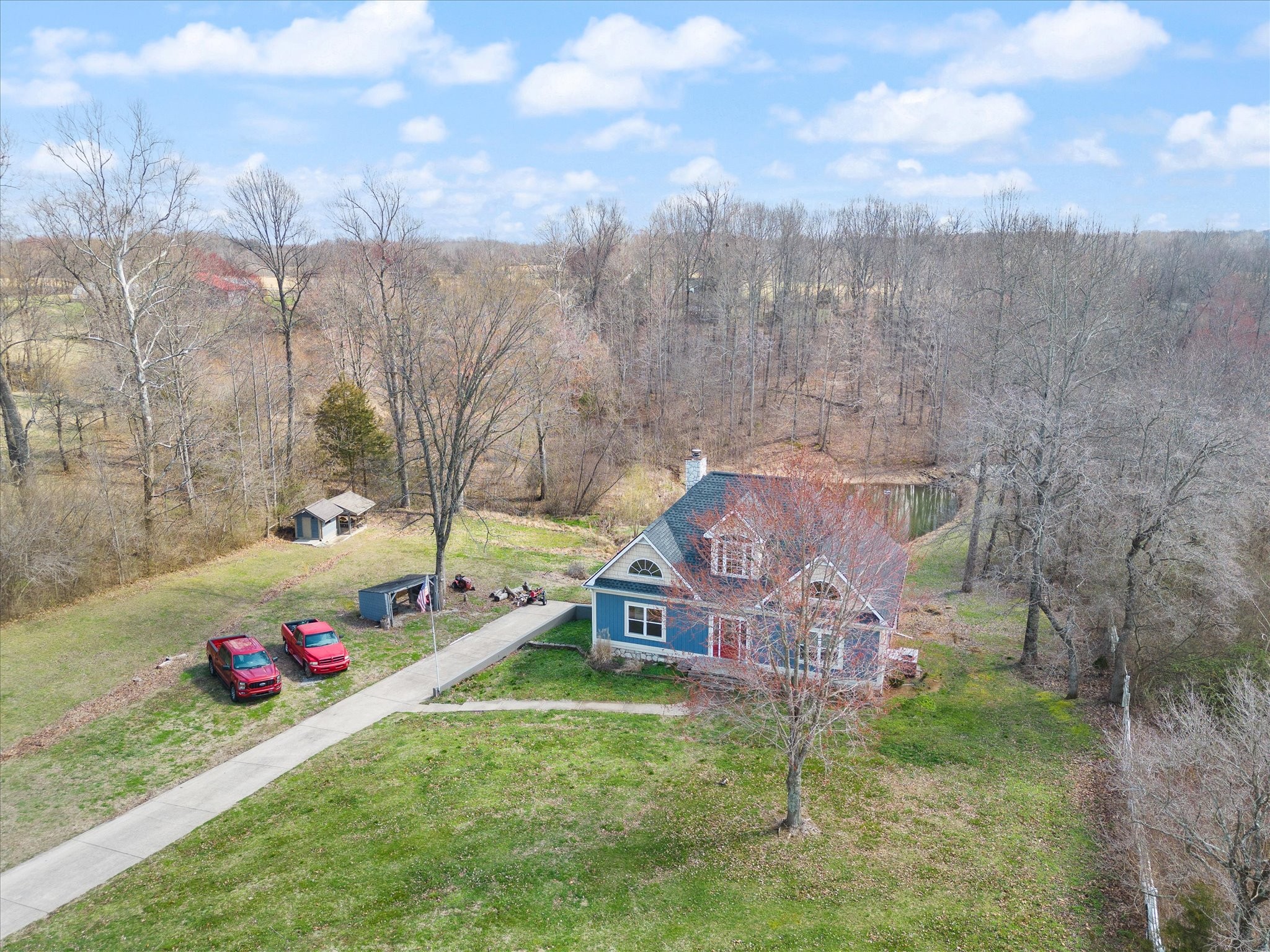 471 Northup Road Portland, TN 37148 - Photo 28 of 38 an aerial view of a house