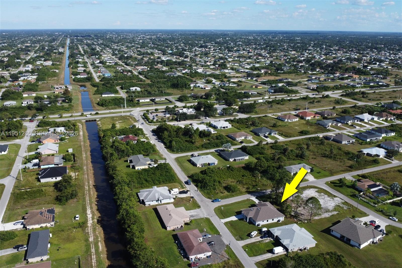 4501 15th Street Southwest, Unit 4501 Lehigh Acres, FL 33973 - Photo 37 of 40 an aerial view of multiple house